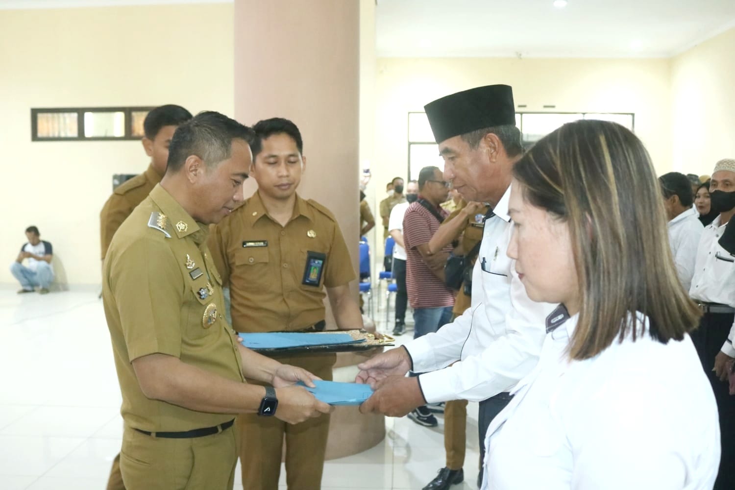 Begini Pesan Bupati Kepada BPD Se Boltim Yang Baru Dilantik Lensa Sulut