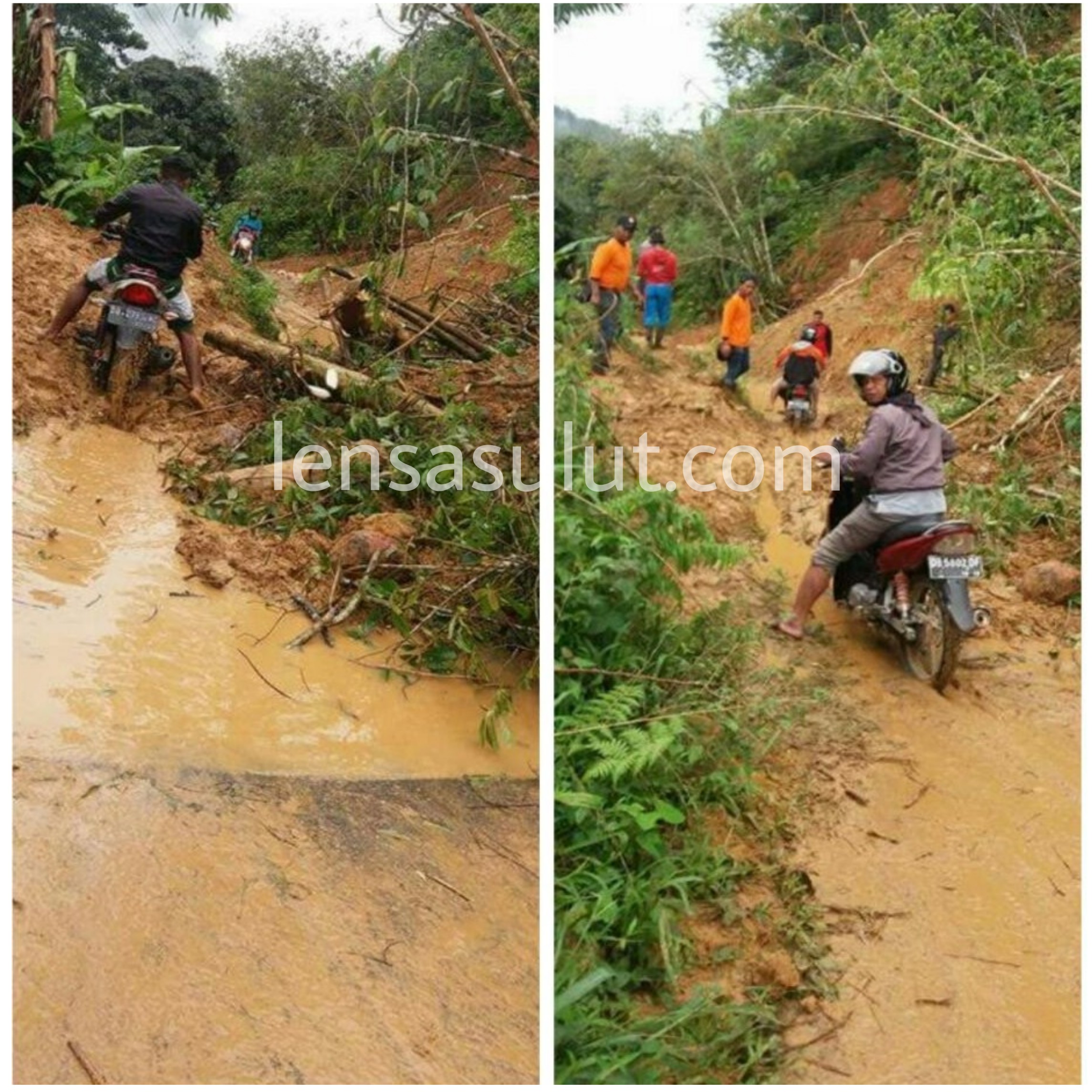 Jalan Rusak Guru Rela Bertaruh Nyawa Demi Tanggungjawab Mengajar